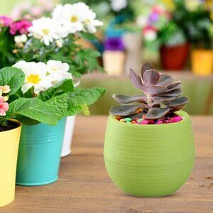 Unbreakable Green Succulent Planter Pot